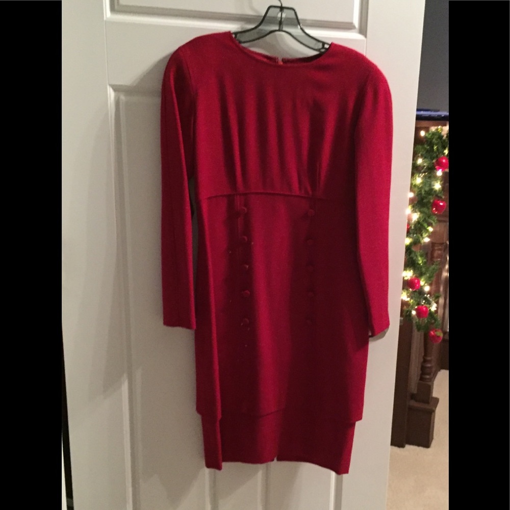 Size4 red Liz Claiborne dress